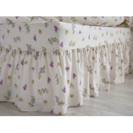 Country Dream Floral Delphine Fitted Sheet Valance
